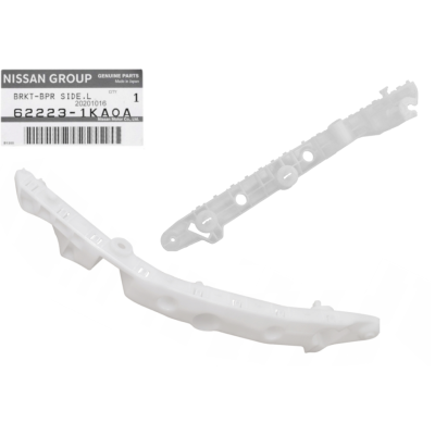 NISSAN JUKE F15 10- MOCOWANIE ZDERZAKA PRZEDNIEGO ŚLIZG LEWY OE 62223-1KA0A